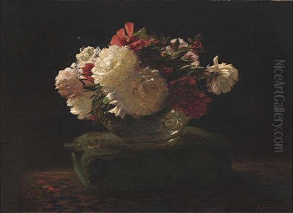 Peony Roses by Joseph Farquharson