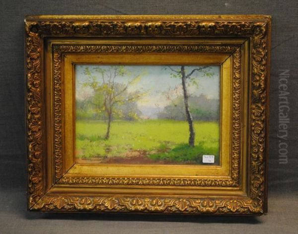 Paysage Oil Painting by Alphonse Asselbergs