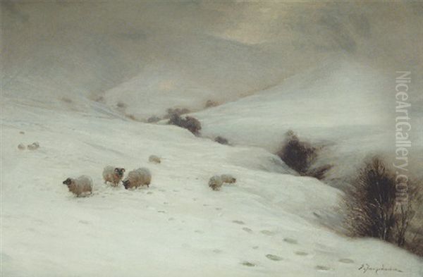 Sun Peeped O'er The Hill Oil Painting by Joseph Farquharson