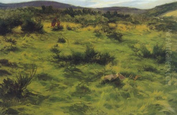 Parti Fra Bodminmoor In Cornwall by Joseph Farquharson