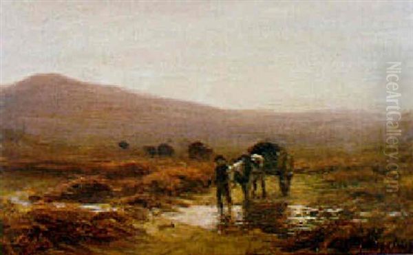 The Peat Gatherers by Joseph Farquharson