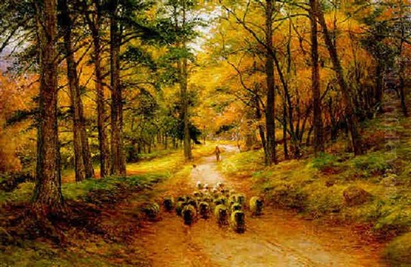 Homewards Oil Painting by Joseph Farquharson