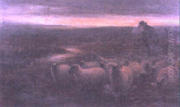 In The Gloaming Oil Painting by Joseph Farquharson