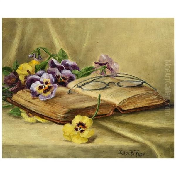 Still Life With Flowers by Ellen Francis Burpee Farr