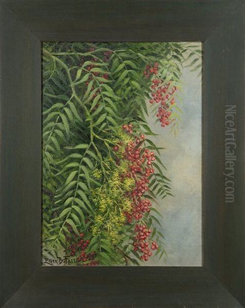 Pepper Tree Oil Painting by Ellen Francis Burpee Farr