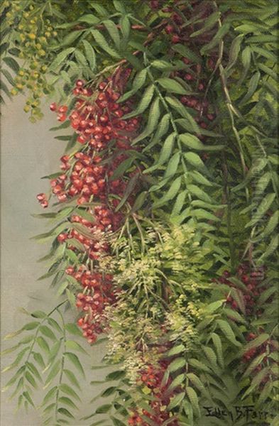 Pepper Tree Oil Painting by Ellen Francis Burpee Farr