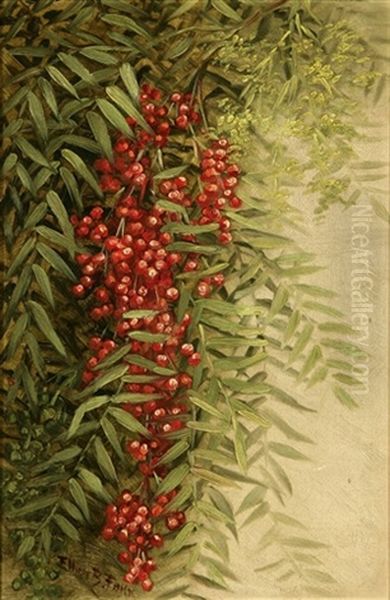 Pepper Tree Oil Painting by Ellen Francis Burpee Farr