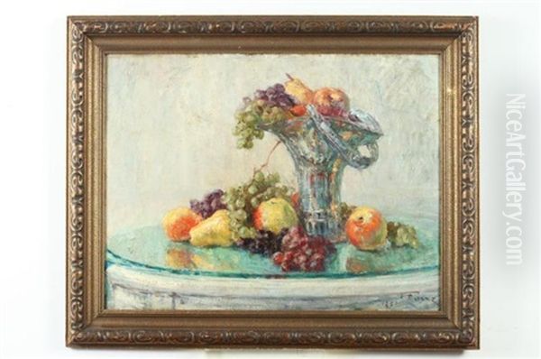 Bouquet Oil Painting by Henri Farre