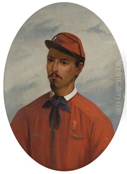 Il Garibaldino Giorgio Gabrielli Oil Painting by Giovanni Fattori