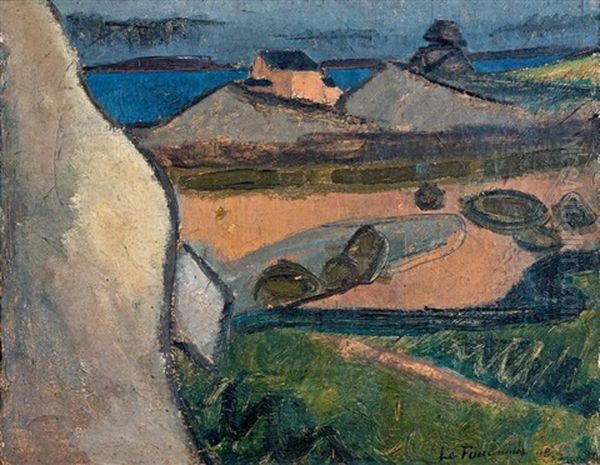 Ploumanac'h Oil Painting by Henri Le Fauconnier