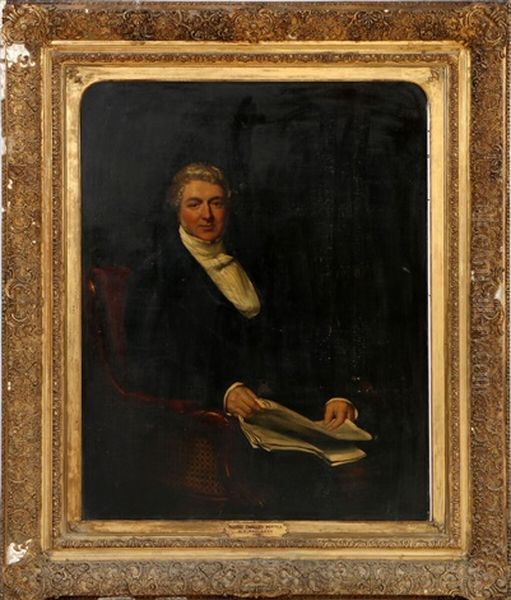 Portrait Of Thomas Smalley Potter Oil Painting by Benjamin Rawlinson Faulkner