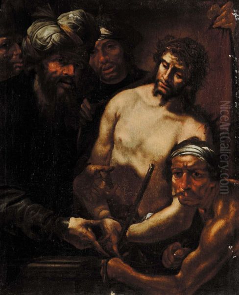 Bottega Di Eccehomo Oil Painting by Giocchino Assereto