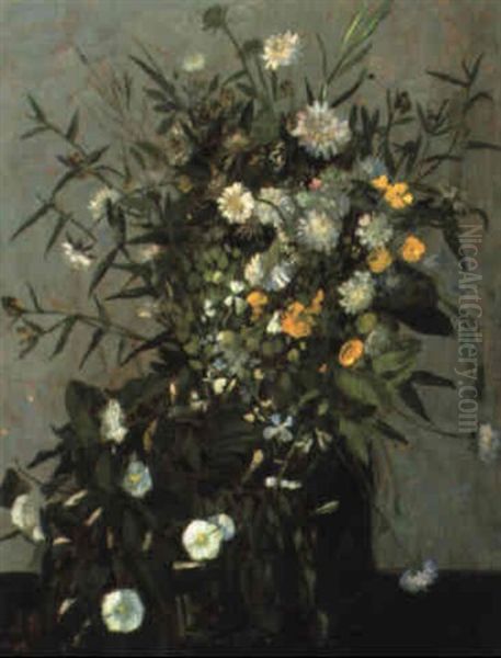 Wiesenblumen Oil Painting by Amandus Faure