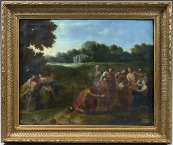 Scene Tiree De L'histoire Antique Oil Painting by Henri-Antoine de Favanne