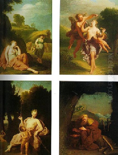 The Seasons Oil Painting by Henri-Antoine de Favanne