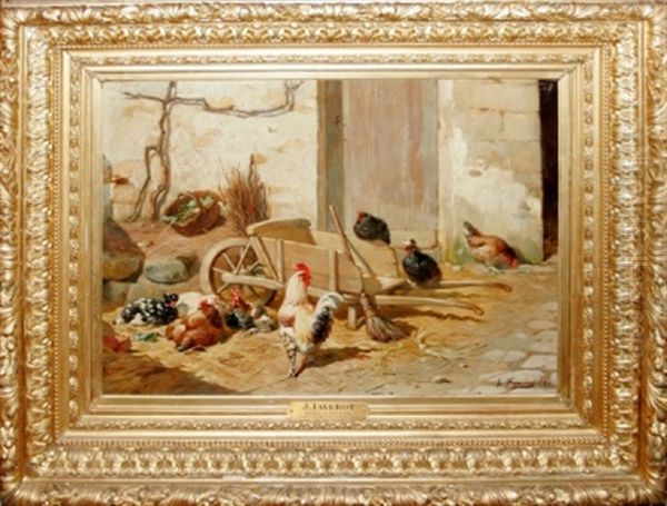 Soleil De Fevrier Oil Painting by Joseph B.B. Faverot