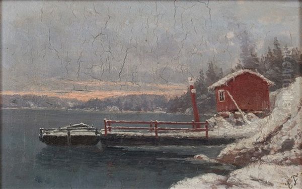 Farjsundet, Aland Oil Painting by Ellen Favorin