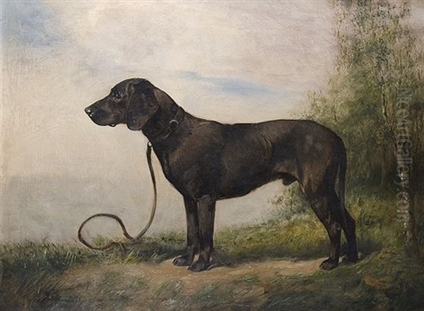 The Hound Oil Painting by Ludwig Benno Fay