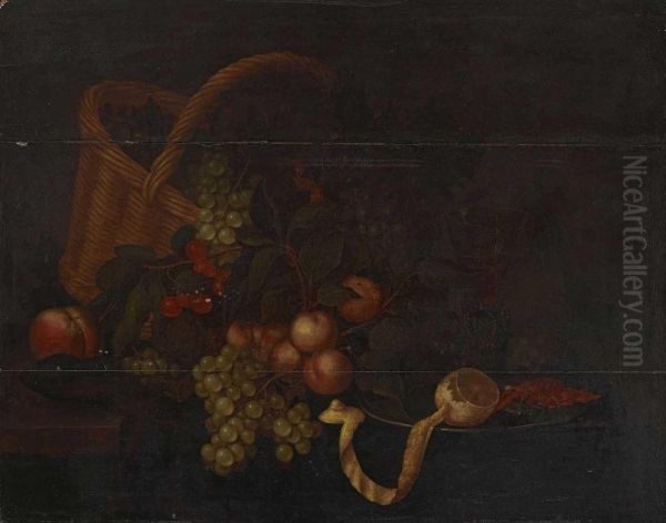 Stillleben Mit Fruchten Oil Painting by Bartholomeus Assteyn