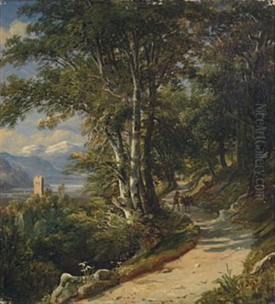 Fra Berner Oberland Oil Painting by Thomas Fearnley