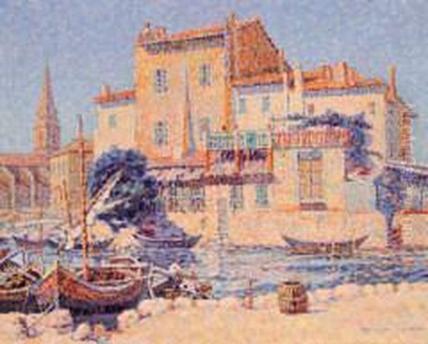 Martigues Oil Painting by Jean-Louis Aste