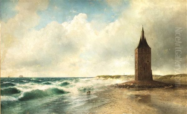 Alter Westturm Auf Wangerooge by Carl Fedeler