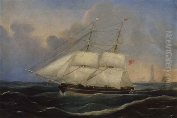 Brigg Germania Oil Painting by Carl Justus Harmen Fedeler