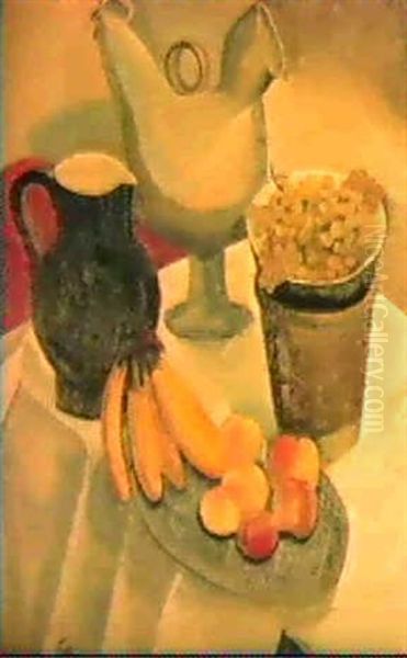 Nature Morte Cubiste Oil Painting by Adolphe Aizik Feder