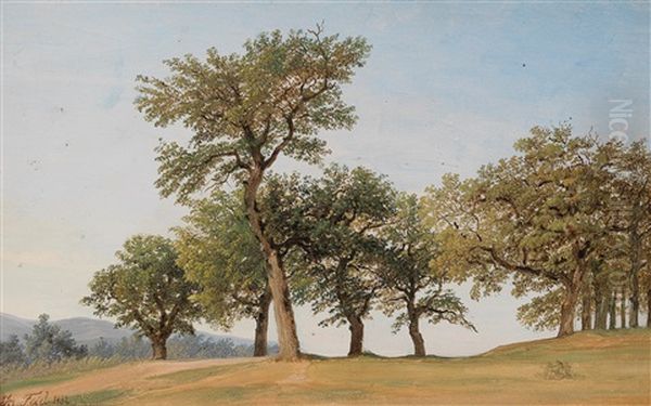 Wienerwald Oil Painting by Joseph Feid