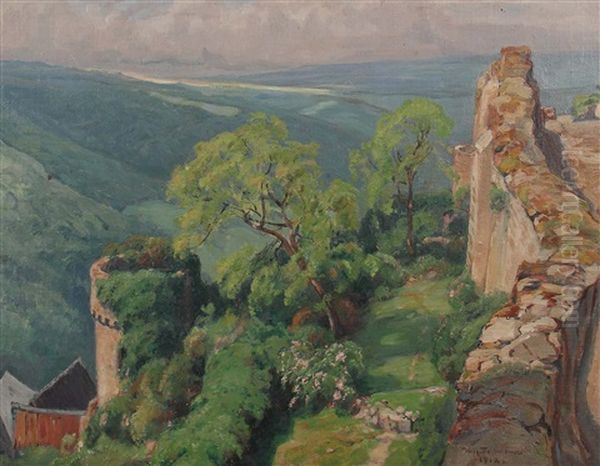 Hohenstaufen Oil Painting by Wilhelm Feldmann