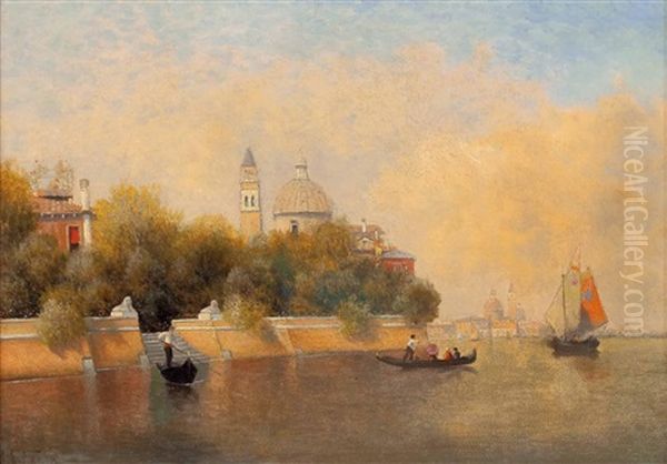 Insel Vor Venedig Oil Painting by Karl Eugene Felix