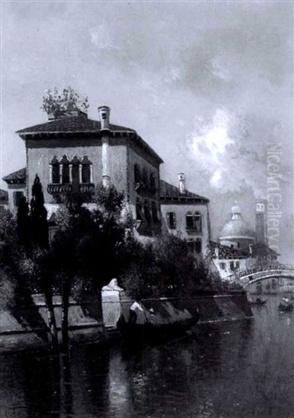 Venice Oil Painting by Karl Eugene Felix