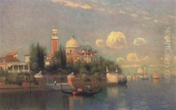 Venice Oil Painting by Karl Eugene Felix