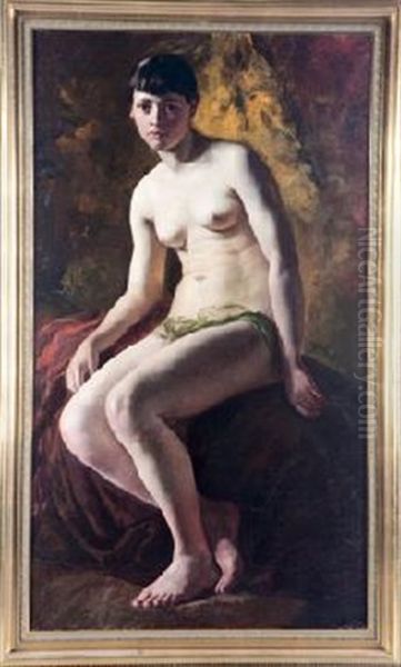 Desnudo Femenino Oil Painting by Jose Maria Fenollera