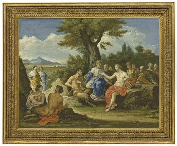 The Contest Between Apollo And Marsyas by Francesco (Imperiali) Ferdinandi