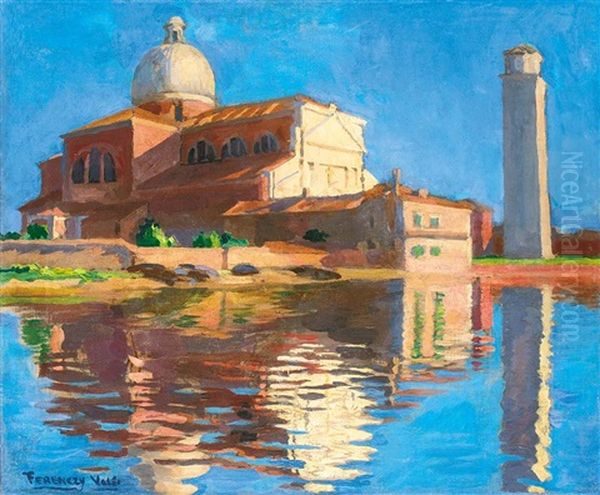 Basilica San Pietro Di Castello Oil Painting by Valer Ferenczy