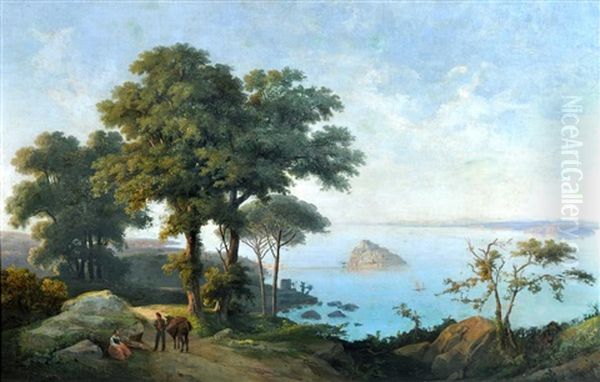 Paesaggio Oil Painting by Salvatore Fergola