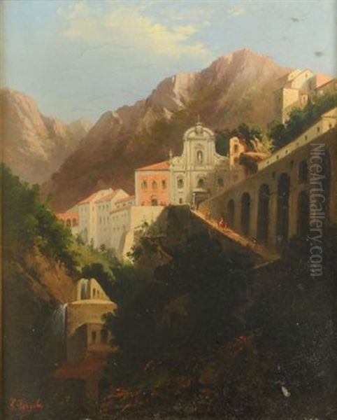 Paesaggio Raffigurante Sant'antonio A Posillipo by Salvatore Fergola