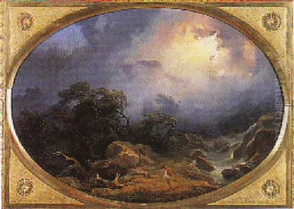 Scena Mitologica by Salvatore Fergola