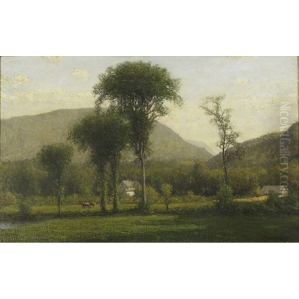 Canaan, Connecticut (study) Oil Painting by Henry A. Ferguson