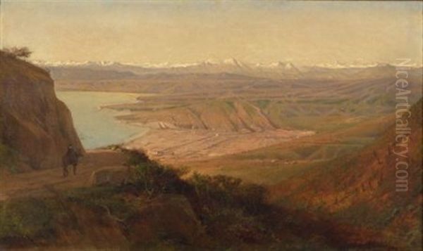 Vina Del Mar From The South, Chile Oil Painting by Henry A. Ferguson