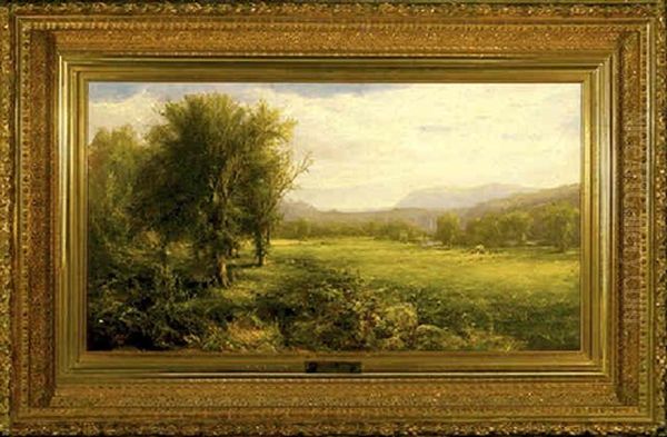 Spring Farming On The Hudson Oil Painting by Henry A. Ferguson