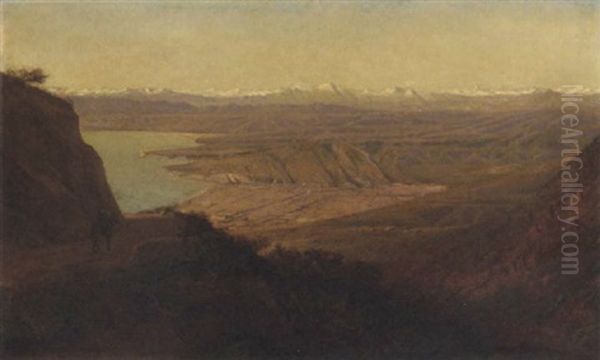 Vina Del Mar From The South, Chile Oil Painting by Henry A. Ferguson