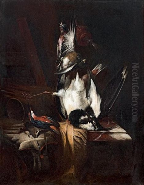 Nature Morte Au Trophee De Chasse Oil Painting by William Gowe Ferguson