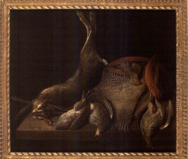 Nature Morte Au Lievre Et Perdrix Oil Painting by William Gowe Ferguson