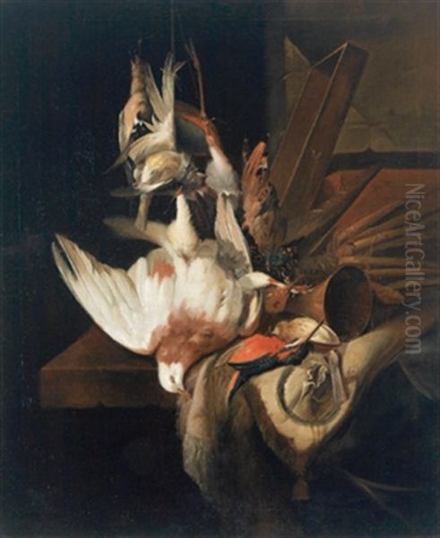 Jagdstillleben Mit Vogeln Oil Painting by William Gowe Ferguson