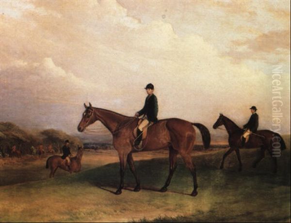 Jockey On A Chesnut Hunter by John Ferneley Jr.