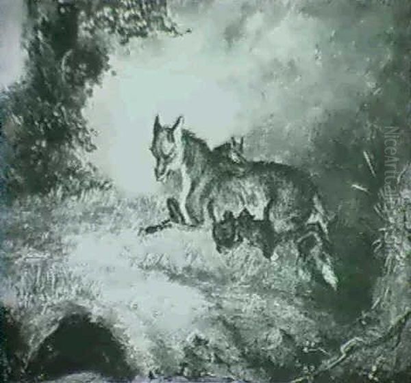 Wiley Foxes: A Pair Of Paintings by John Ferneley Jr.