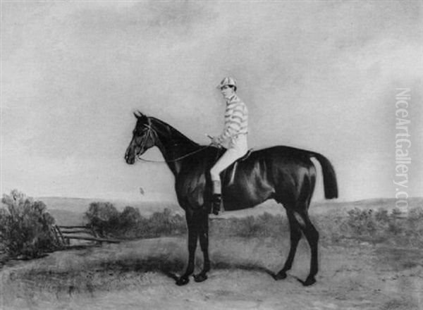 Portrait Of Mr. John Holman On His Steeplechaser 