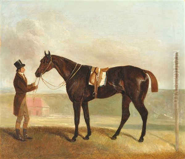 Caballero Y Caballo Oil Painting by John E. Ferneley